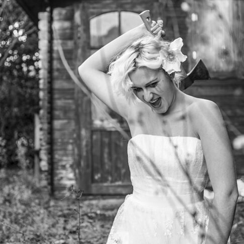 the angry bride portrait series storytelling by Jenny Liedholm